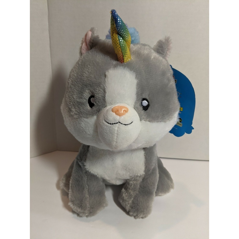 Kellytoy Unicornimals Plush Stuffed Animal Rainbow Cat Unicorn NWT Sugarloaf